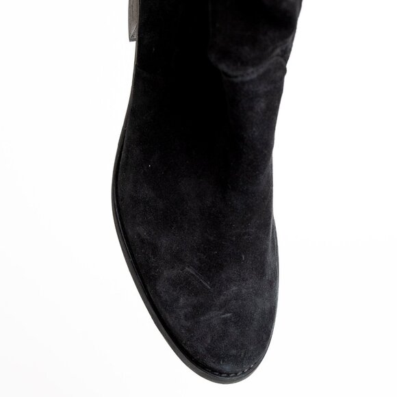 Paul Green Suede Leather Bootie Black Western Nicole Made in Austria - Picture 9 of 16